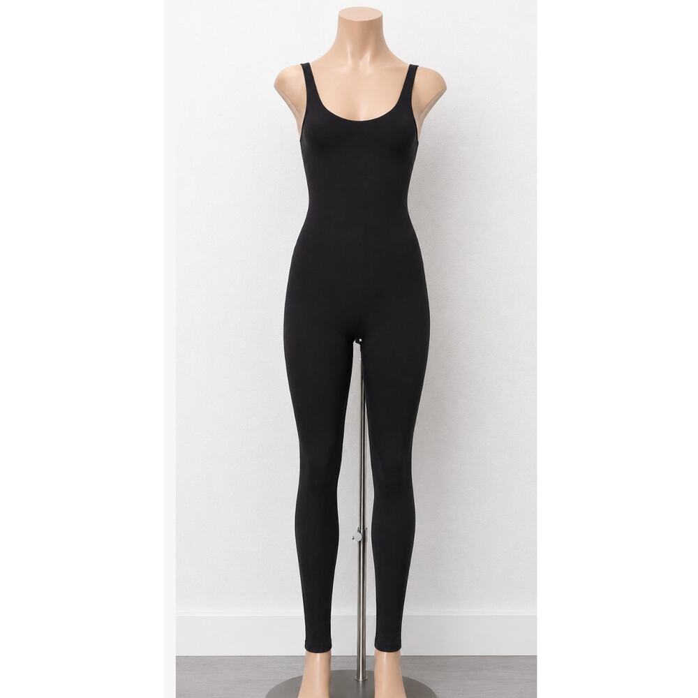 Naked Wardrobe Black Tank Jumpsuit Women XS Bodycon